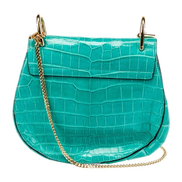 Chloe Alligator Crocodile Skin Drew Special Order bag - Picture 3 of 4